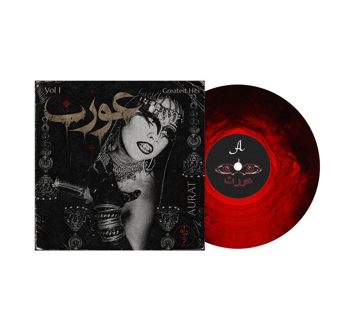 AURAT - 'Greatest Hits Vol. 1' (BLACK/RED SWIRL)