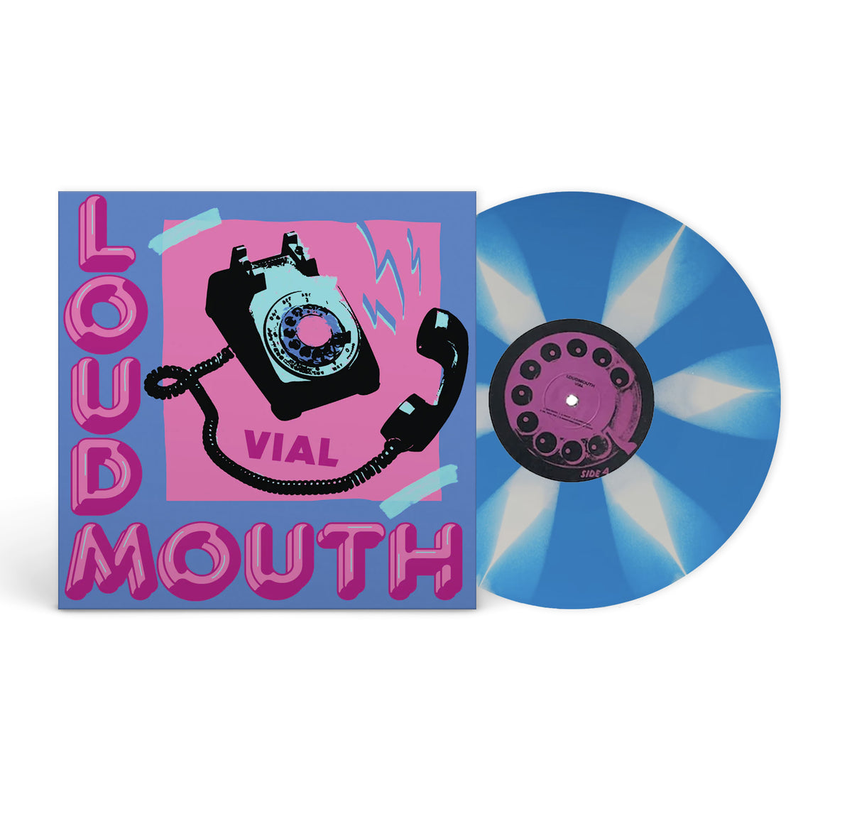 'LOUDMOUTH' (ICE BLUE / AQUA BLUE SPOKES VINYL)