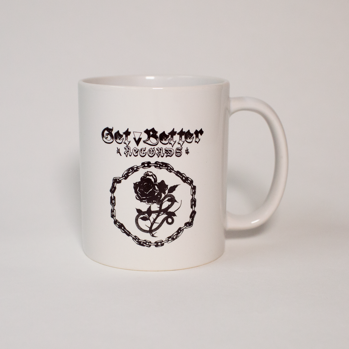 Snake + Rose Mug