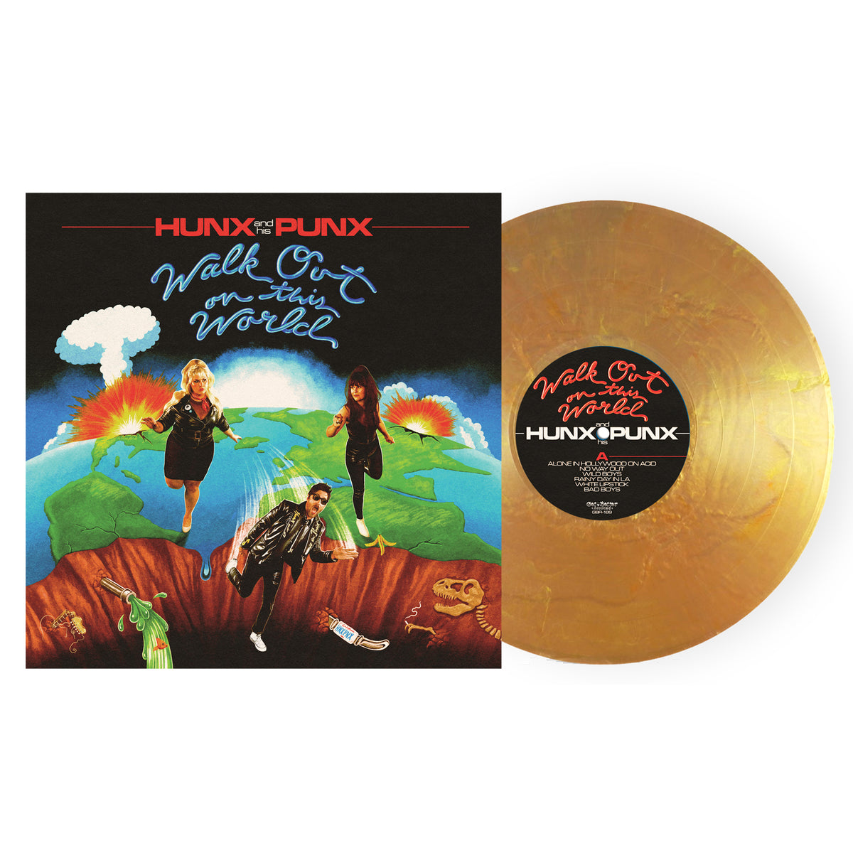 *LTD EDITION* Hunx and His Punx &#39;Walk Out On This World&#39; (GOLD VINYL)