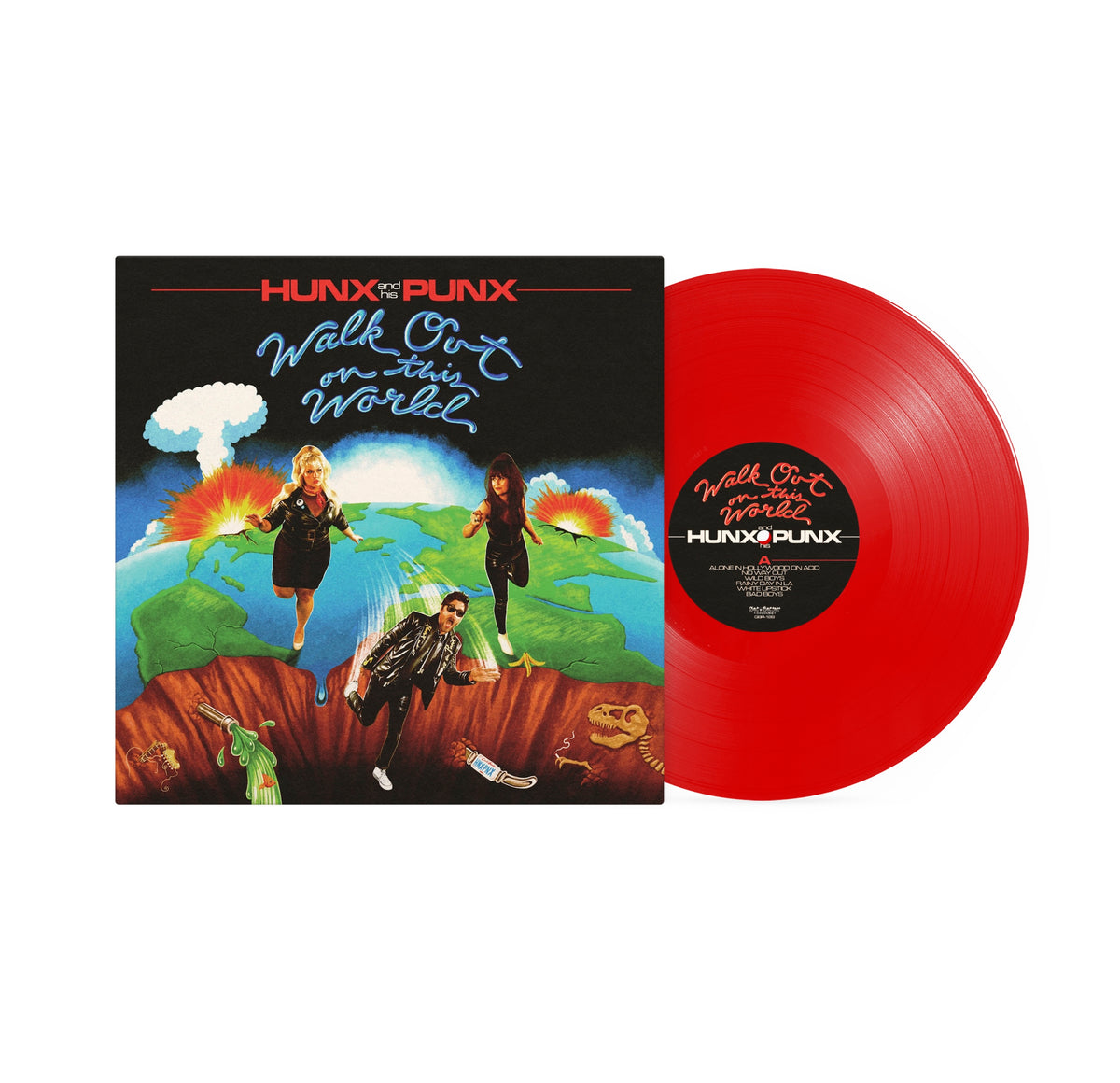 Hunx and His Punx &#39;Walk Out On This World&#39; (RED VINYL)