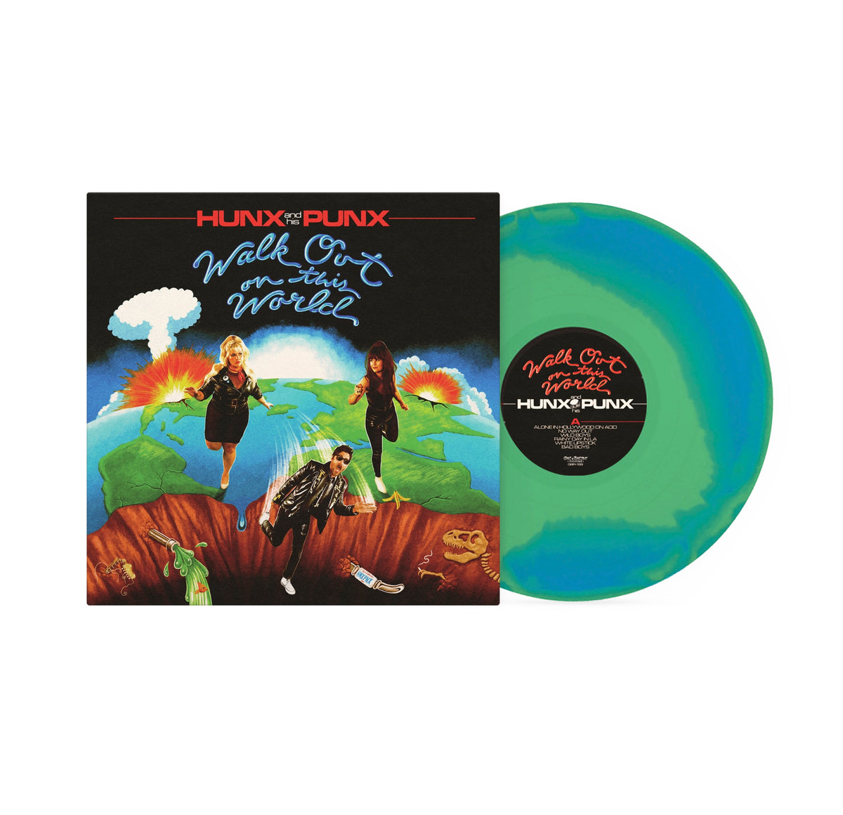 *LIMITED EDITION* Hunx and His Punx &#39;Walk Out On This World&#39; (EARTH VINYL)