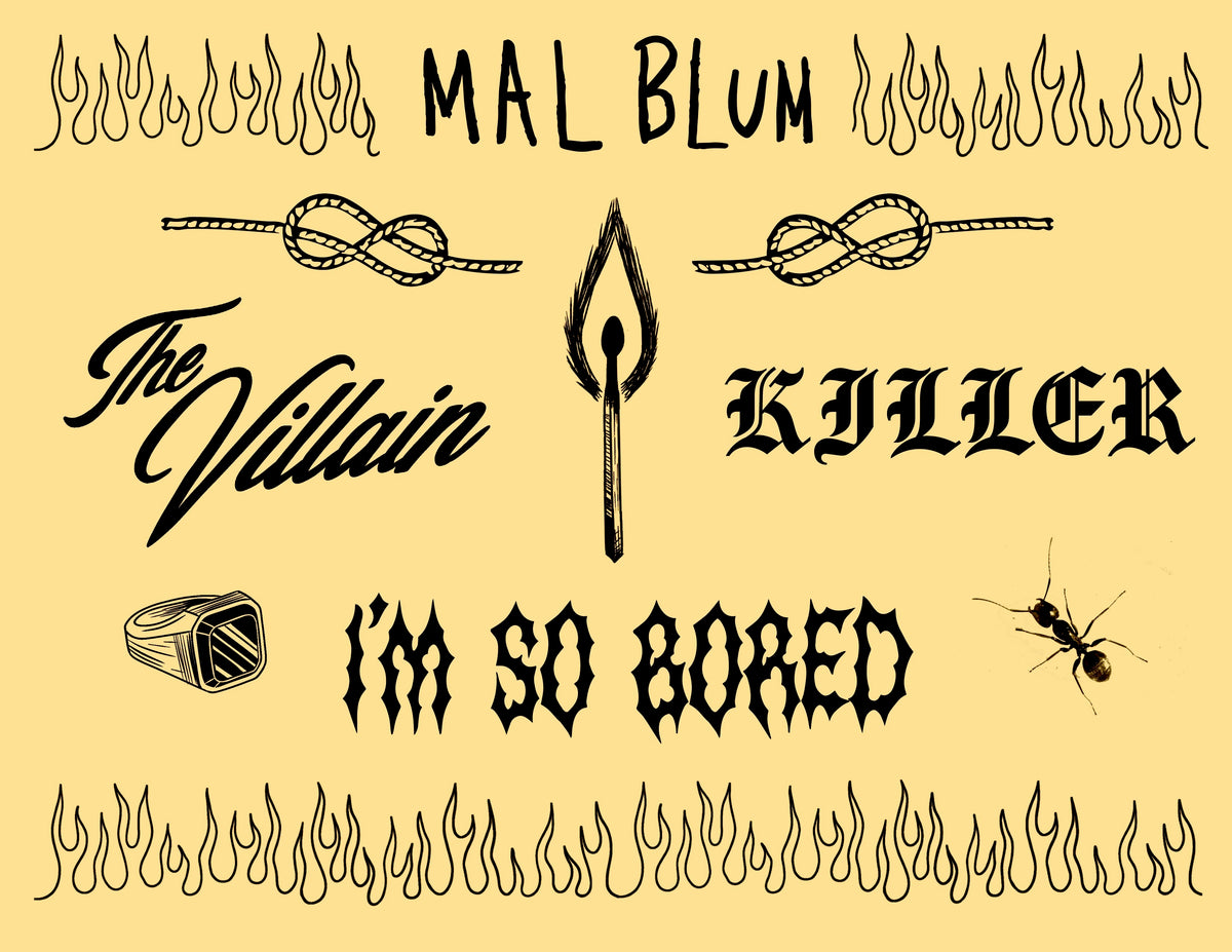 Mal Blum - &#39;The Villain&#39; (Flame Vinyl) *LIMITED EDITION*