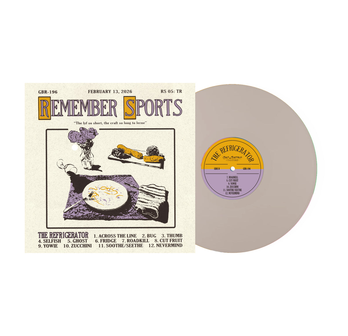 Remember Sports - &#39;The Refrigerator&#39; (Bone Vinyl)