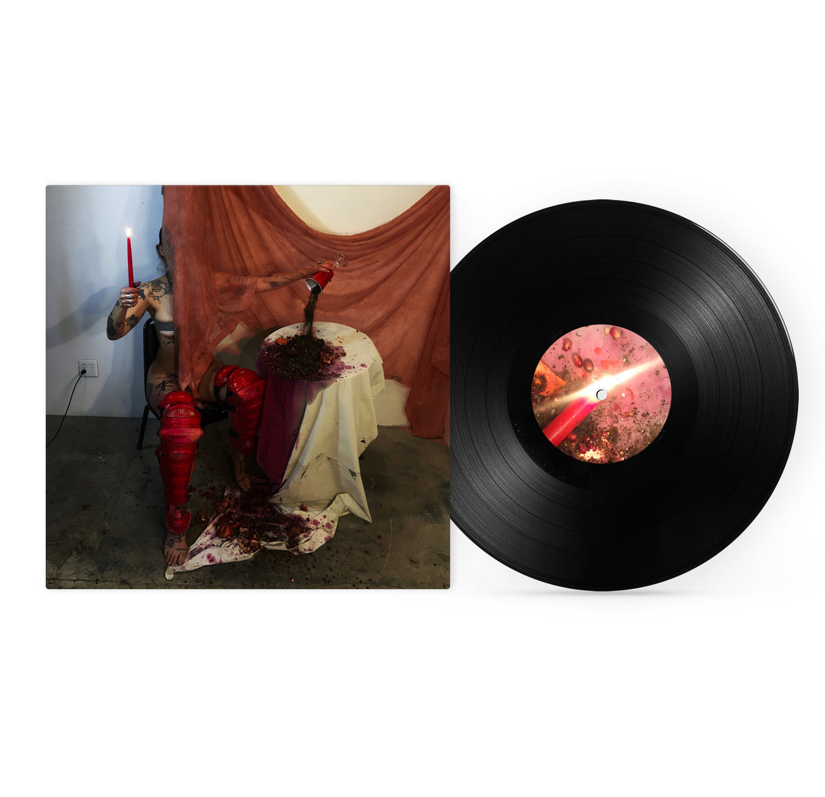 HIDE - &#39;SPIT OR SWALLOW EVERY SOUL WILL TASTE DEATH&#39; LP + 7&quot;