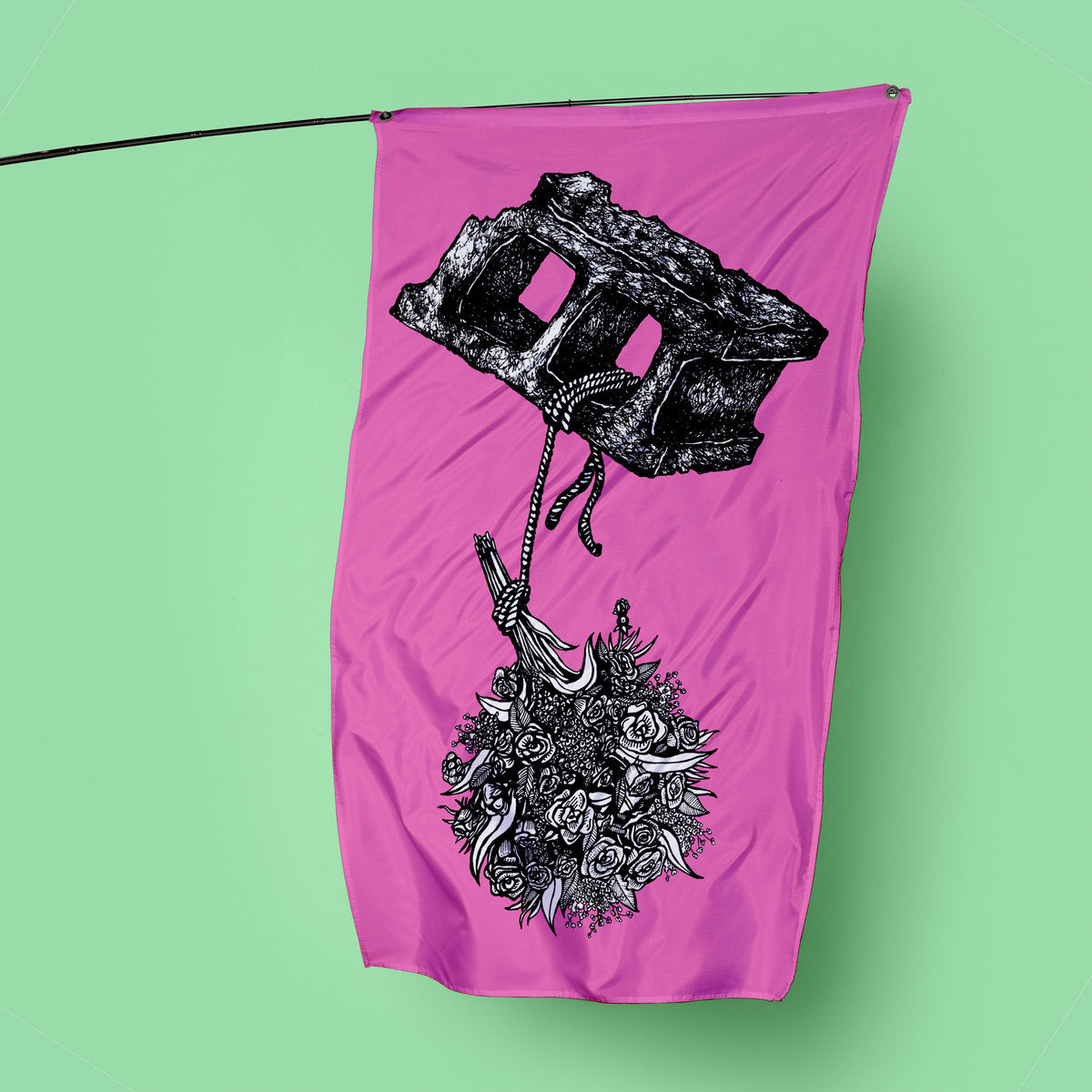 The HIRS Collective - Brick 3 x 5&#39; Flag